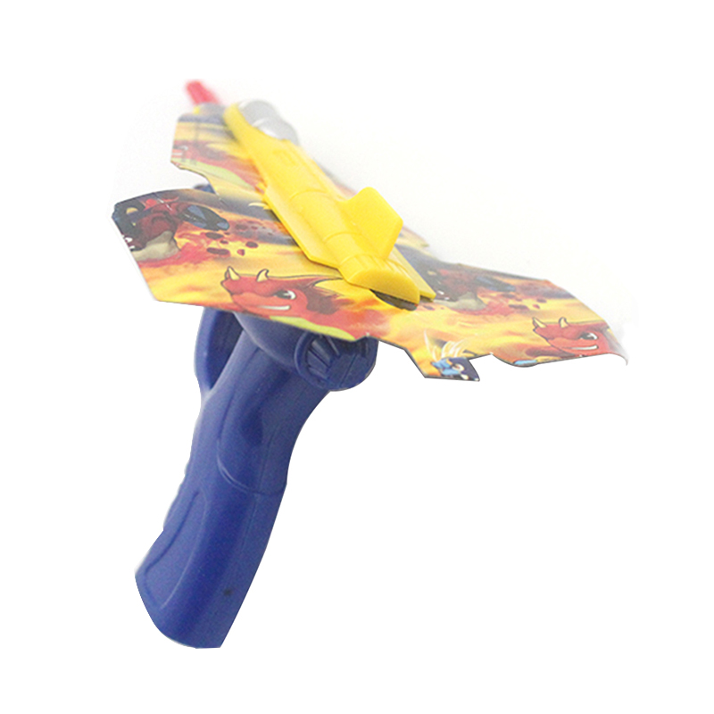 Flying Cardboard Plane Shooter Gun Outdoor Lelu ja kalastus lelu lahja